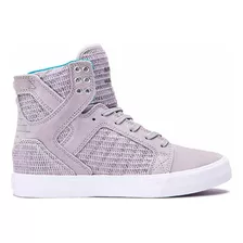 Tenis Supra Skytop Dama Lt Grey-white 98174-042