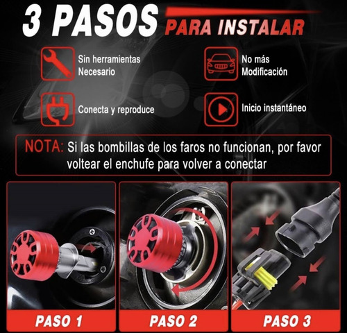 Kit Focos Led H7 Alta/baja 25000lm Canbus Para Volkswagen  Foto 10