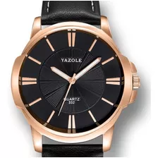 Reloj Para Hombre Con Caja Y Almohada Elegante Casual Yazole