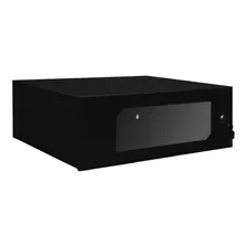 Mini Rack Organizador 3u Acrílica Onix Para Dvr Sem Bandeja