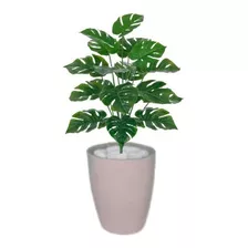 Planta Artificial Para Sala Costela De Adão + Vaso 30cm