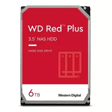 Hd Wd Red Plus Nas 6tb Para Servidor 3.5 - Wd60efpx