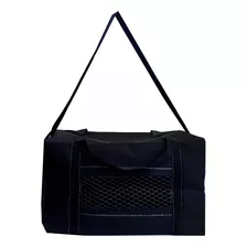 Bolso Transportador Negro Mascotas Perro Gato Chico Grande