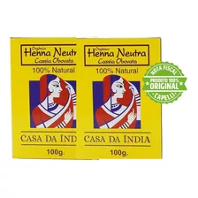 Henna Indiana Neutra 100% Cassia Obovata Casa Da India 2und
