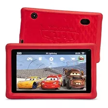 Tablet Para Niños Disney Cars 7 1gb /16gb Color Rojo