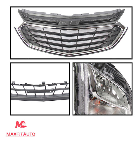 Fits Chevrolet Equinox 2018-2021 Grille/bumper/foglights Vvb Foto 2