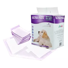 Tapete Higiênico Ultra Pads Lavanda Grande 60x80cm Kit 30un