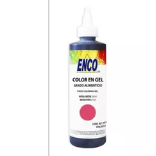 Color Gel Rosa Neon Reposteria 250 Grs. Enco 2434-250