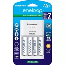 Carregador Com Pilhas Aa Eneloop 2000 Mah - N/f