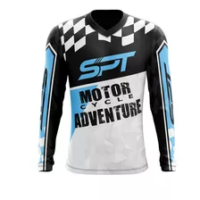 Camisa Camiseta Blusa Motocross - Spt Ref 14 Proteção Uv 50