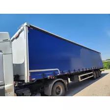 Carreta Bau Sider 30 Pallets Ano 2022 15,40mts Com Pneus