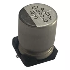 20 Peças Capacitor Eletrolitico Smd 330uf X 6,3v 330x6,3v