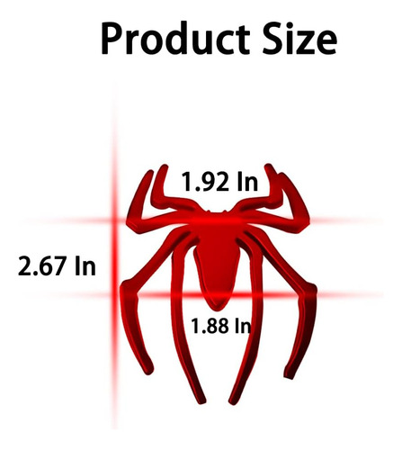 2 Emblemas De Araa 3d Para Automvil, Insignias De Automvi Foto 2