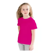 Camiseta Infantil Algodão Lisa Menino Menina Várias Cores