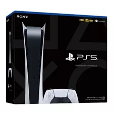 Console Playstation 5 Edição Digital Preto E Branco Sony Cor Branco/preto