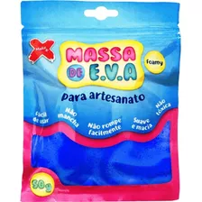 Massa De Eva Para Modelar Make+ Pacote 50g Cor Azul-escuro