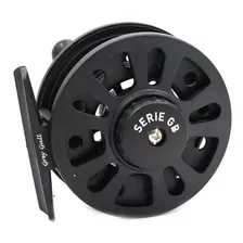 Reel Mosca Fly Grey Gull Serie Gb Pesca Truchas Dorados