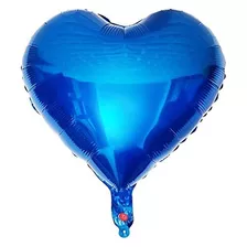 50 Balão Coração Metalizado Cores 21cm Centro Mesa Decor Ar