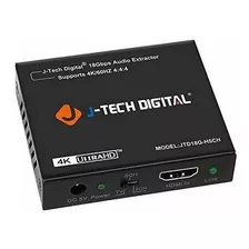 J-tech Digital 4k 60hz Hdmi Audio Extractor Convertidor Spdi