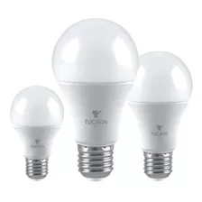 Lampara Led Bulbo 9w Blanco Frio 6500k Pack X 10u