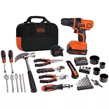 Black+decker 20v Max Drill & Home Tool Kit, 68 Piezas (ldx12