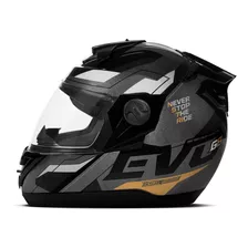 Capacete Esportivo Masculino Evo G8 Moto Corridas Velocidade