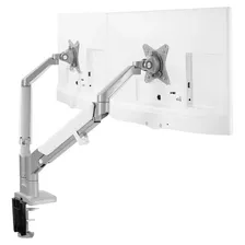 Rack Soporte Aluminio Doble Brazo 2 Monitores De 17 A 32 