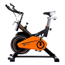 Bicicleta Ergométrica Gallant Elite Spinning 110kg Mecânica Cor Preto/laranja Não Possui