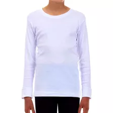 Camiseta Algodón Jockey/lady Genny Talla 10-12 Color Blanca