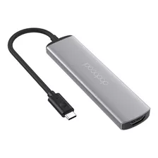 Hub Usb C 6 Em 1 Dodocool Macbook Ultrabook Hdmi 4k