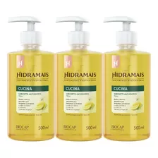 Kit 3 Sabonetes Cucina Limão Siciliano 500ml Hidramais