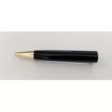 Corpo Caneta Montblanc Classique Esferográfica Preta E Doura