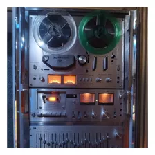 1-gravador De Rolo Akai Gx-4000d -tape Deck Cp 750d Polivox 