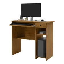 Escrivaninha Ej Móveis Mesa De Computador Viena Mdp De 900mm X 765mm X 400mm Freijó