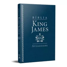 Biblia King James Atualizada Slim Ultra Fina Luxo Azul, De King James., Vol. 1. Editora Art Gospel, Capa Mole, Edição Kja - King James Atualizada Em Português, 1611