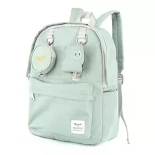 Mochila Himawari Mod. 422 - Verde Spearmint - Oslo.uy