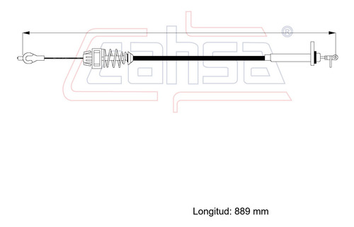 Cable Sobremarcha Para Oldsmobile Delta 88 5.7l 1980 Foto 2