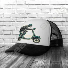 Gorra Trucker Camionera | Moto #198| Cafe Racer Bobber Vespa