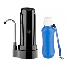 Purificador Sobre Mesada Negro + Botella Bot Dvigi