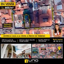 Centrica Casa A La Venta A Precio De Terreno