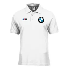 Camisa Gola Polo Bmw Série M Malha Piquet Camiseta