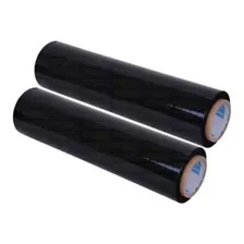 Film Strech Rollo Alusa Negro 250m X2 Rollos