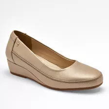 Zapato Confort Mod 127001 Para Mujer Flexi Color Beige