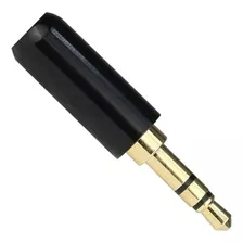 Plug Conector P2 Stereo Pro Gold Metal 3.5mm Trs