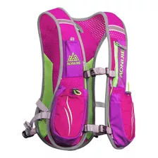 Mochila Senderismo Impermeable Ligera Rosa Verde 5,5 L