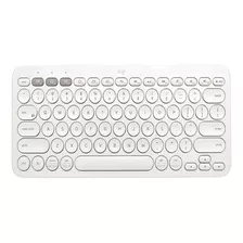 Teclado Logitech K380 Bluetooth Multidispositivo Cor De Teclado Branco Idioma Inglês Us