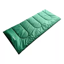 Bolsa De Dormir Rectangular Con Cierre Total 0º Broksol Color Verde