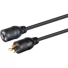 Monoprice Heavy Duty Extension Cord 10 Pies Negro De Con