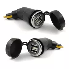 Adaptador Carregador Usb Duplo P/ Motos Bmw Gs 700 1250 1200 650 800 850 Triumph Tiger 1200 800 Ktm Ducati