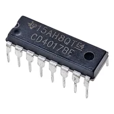 Pack 5pcs Ic Decodificador Cd4017be Cd4017 Cmos [ Max ]